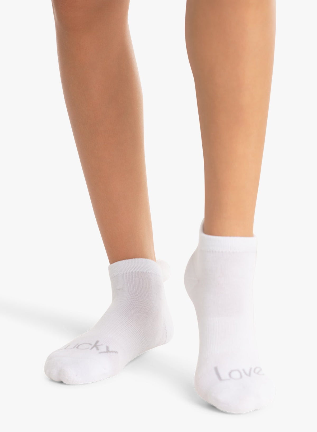 Lucky In Love Lucky Pom Low Cut Socks