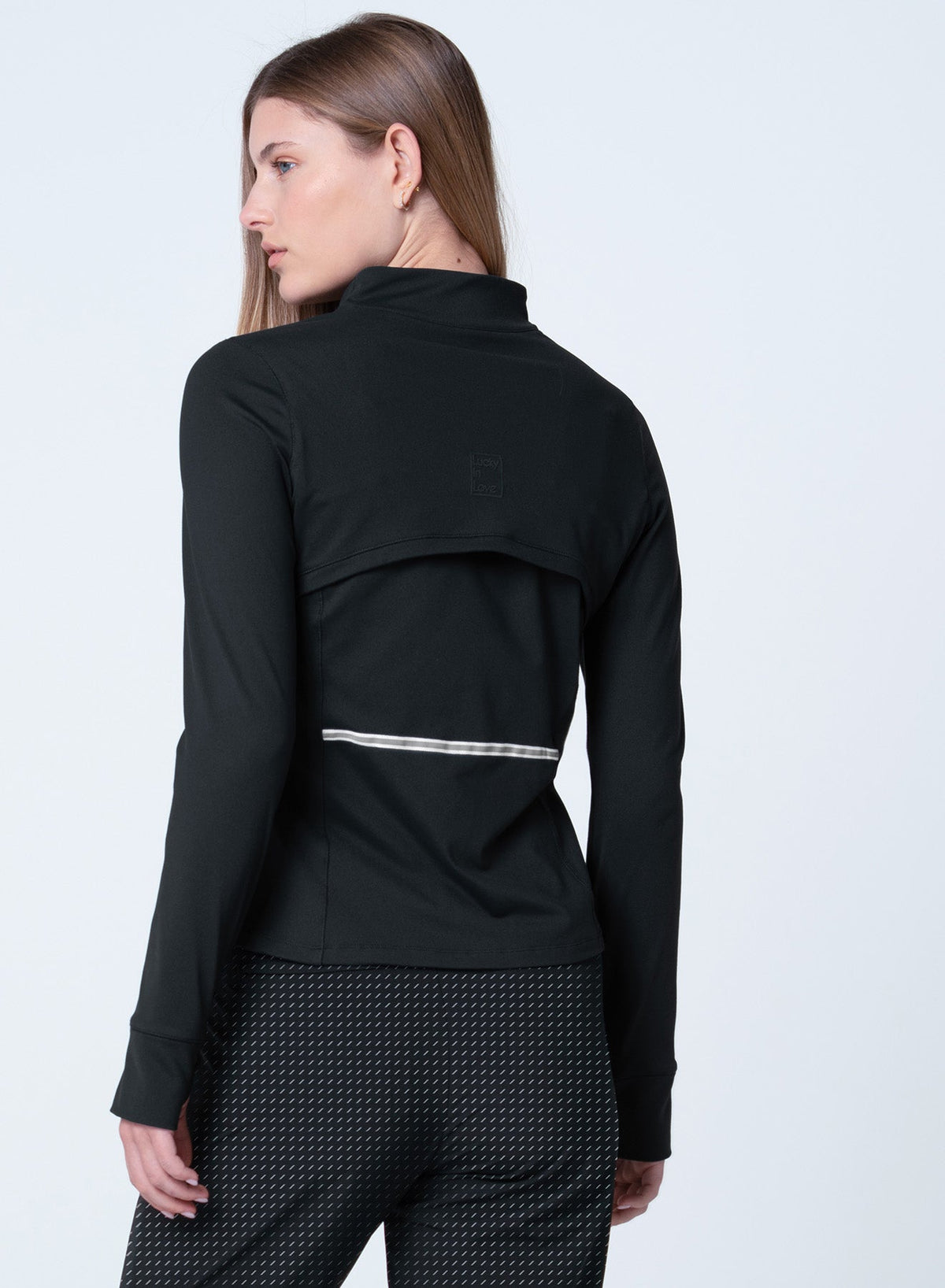 Lucky In Love High Neck Zip Jacket