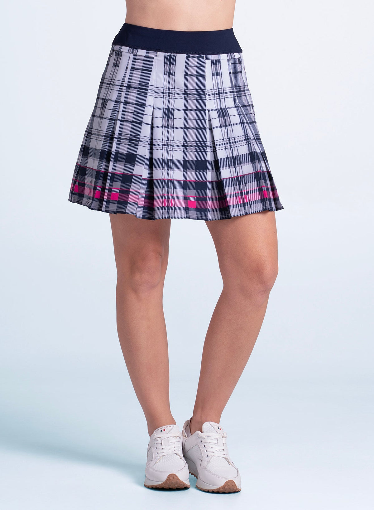 Lucky In Love Ivy Plaid Pleat Skort