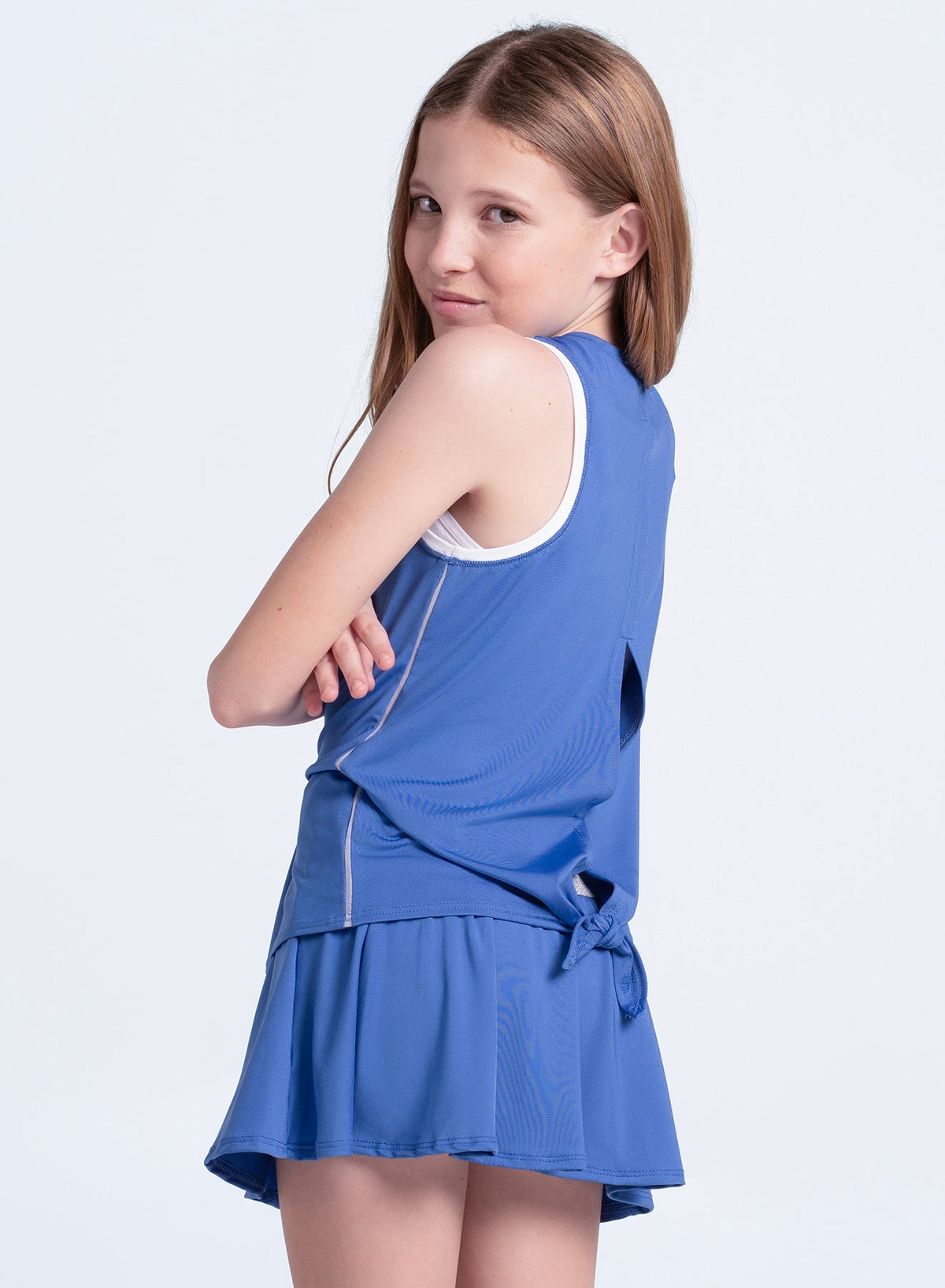Lucky In Love Game On Tie Back Tank