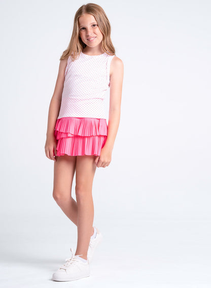 Lucky In Love Poppy Dot Tank