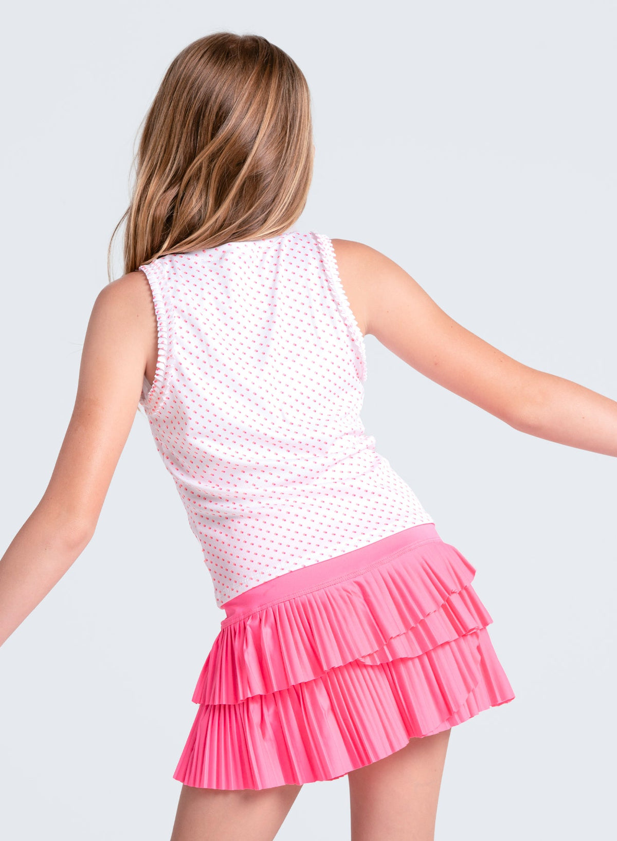 Lucky In Love Poppy Dot Tank