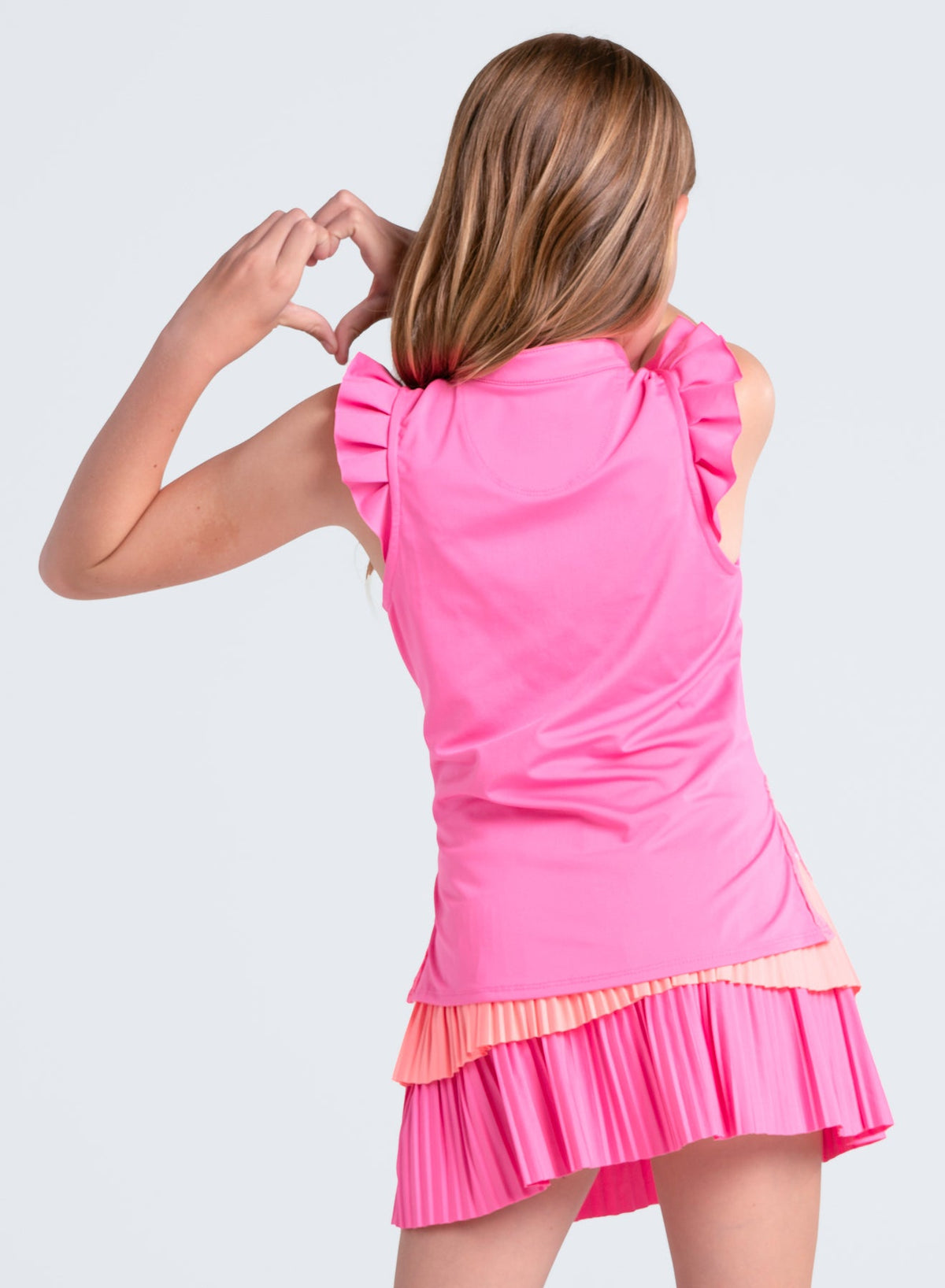 Lucky In Love Lace Frill Tank