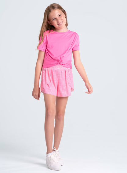 Lucky In Love Peek-a-bow Short Sleeve