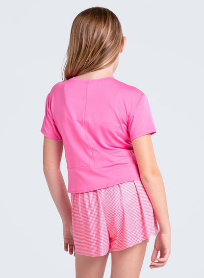 Lucky In Love Peek-a-bow Short Sleeve