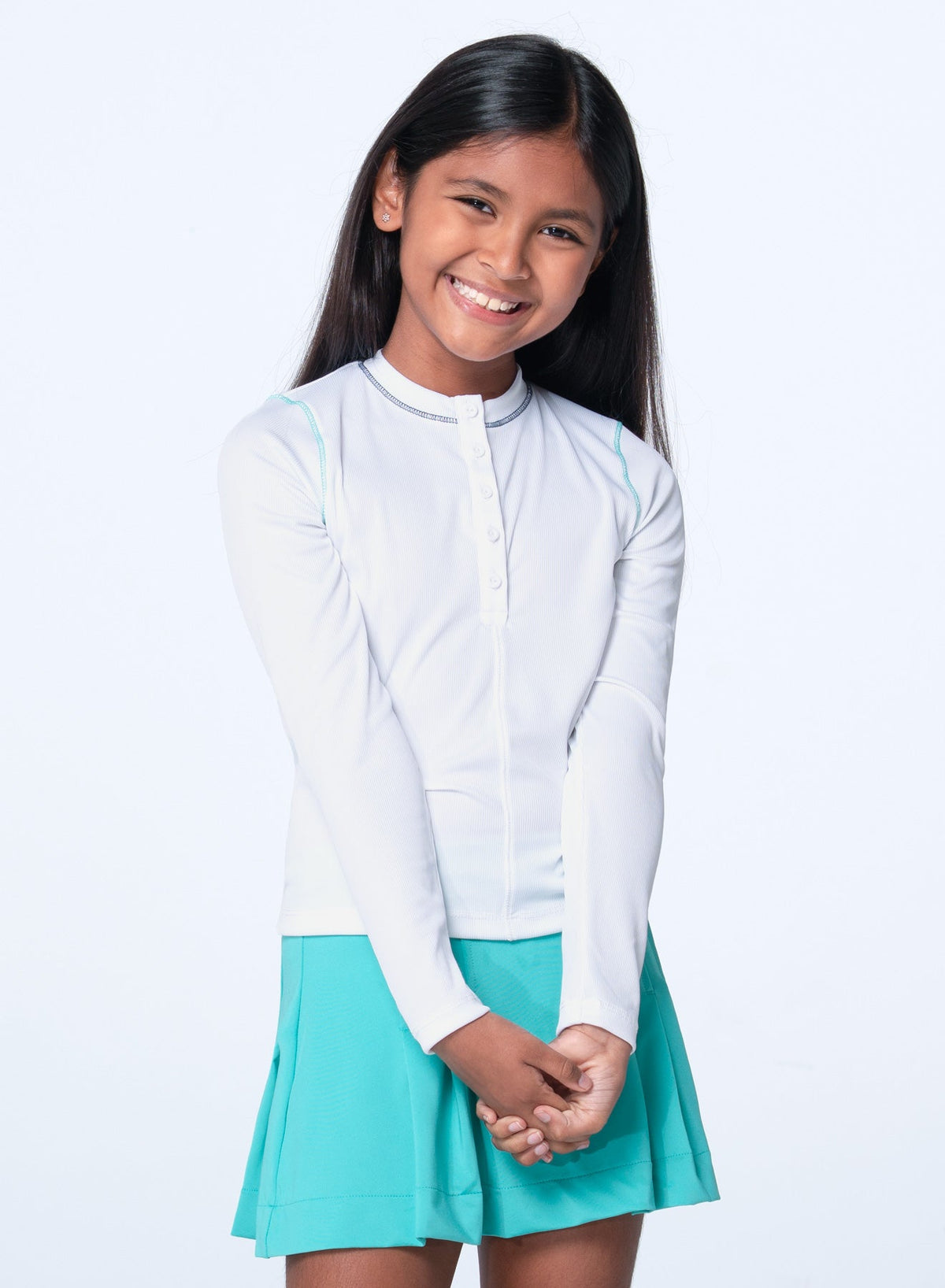Lucky In Love Live It Up Henley Long Sleeve
