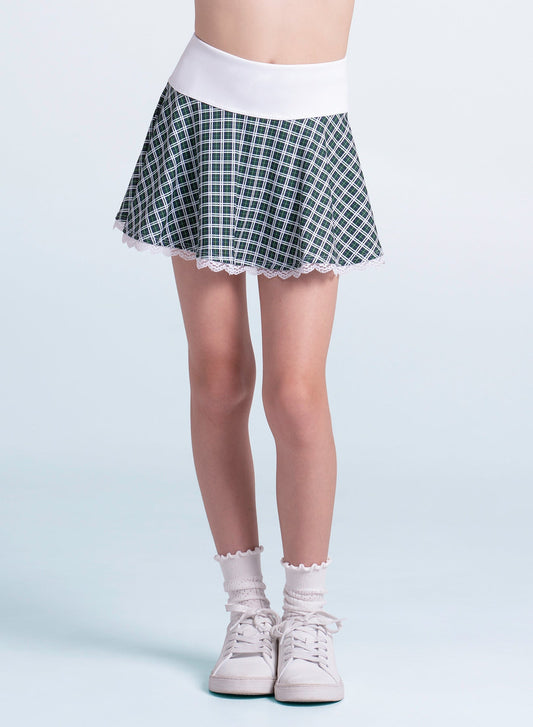 Lucky In Love Preppy Please Flounce Skirt- Girls
