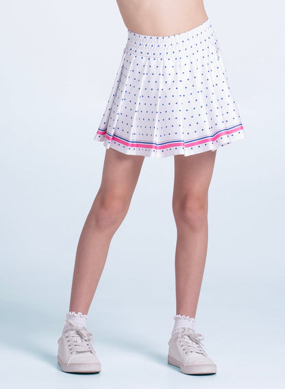 Lucky In Love Bold Statement Pleat Skirt- Girls