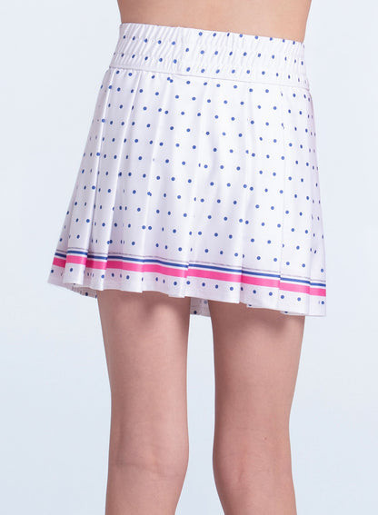 Lucky In Love Bold Statement Pleat Skirt- Girls