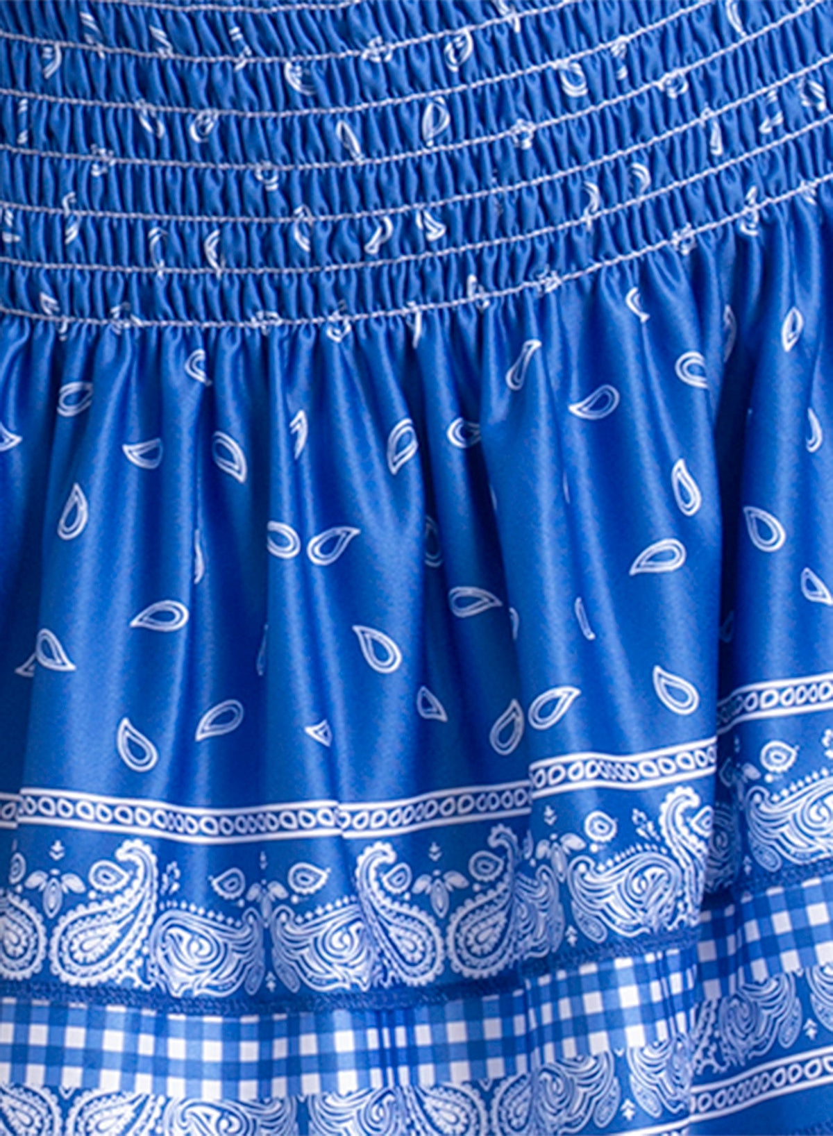 Lucky In Love Americana Smocked Skirt- Girls