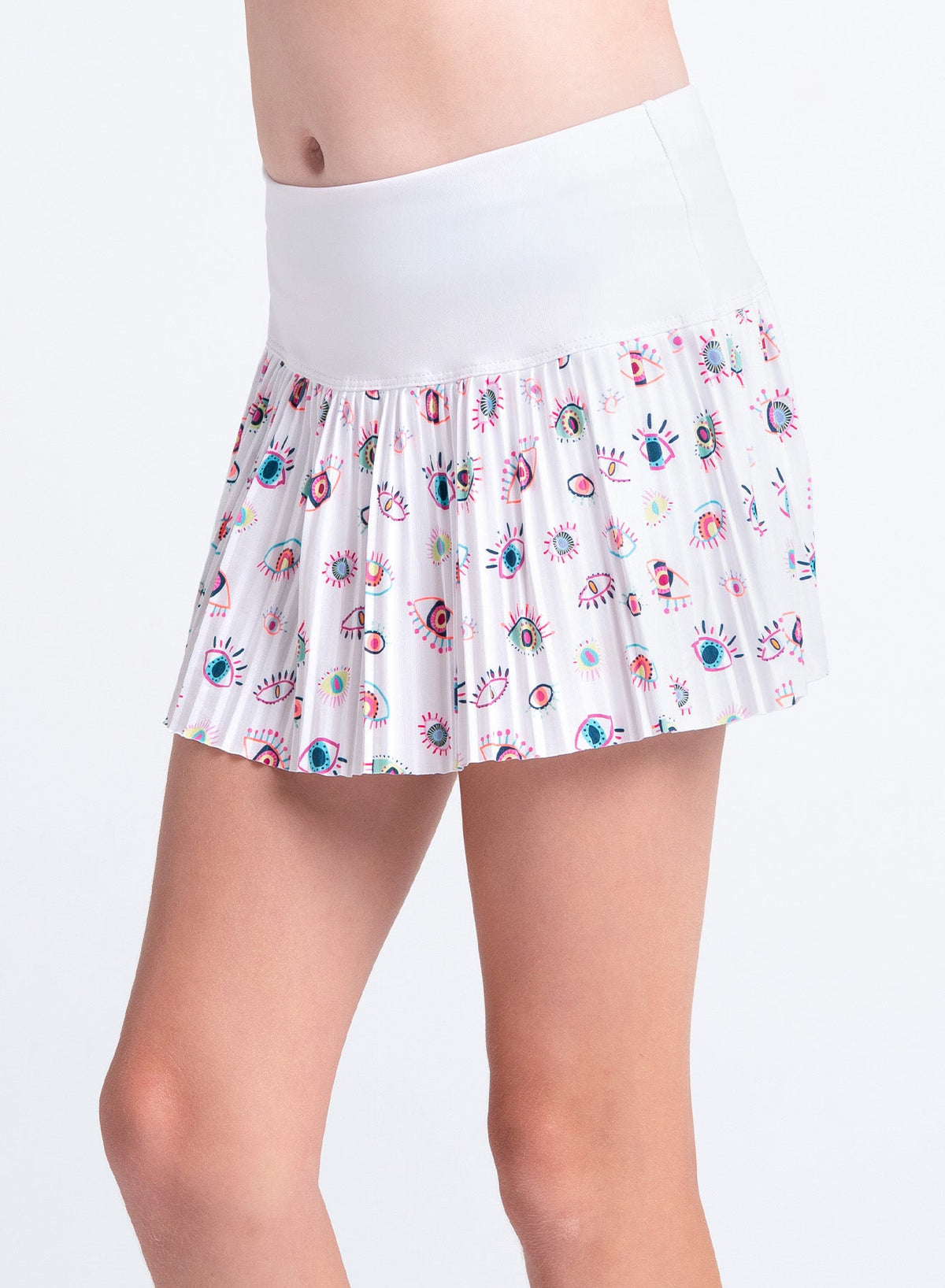 Lucky In Love Eye On The Ball Pleated Skirt- Girls
