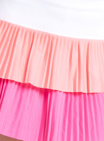 Lucky In Love Doubles Pleated Skirt- Girls