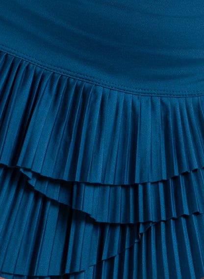 Lucky In Love Ripple Tier Pleated Skirt- Girls