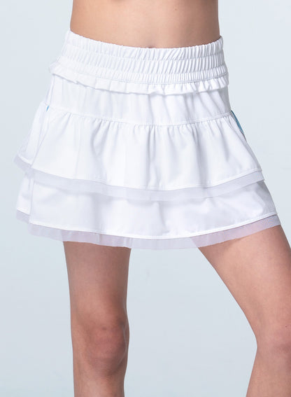 Lucky In Love Linen Play Skirt-Girls