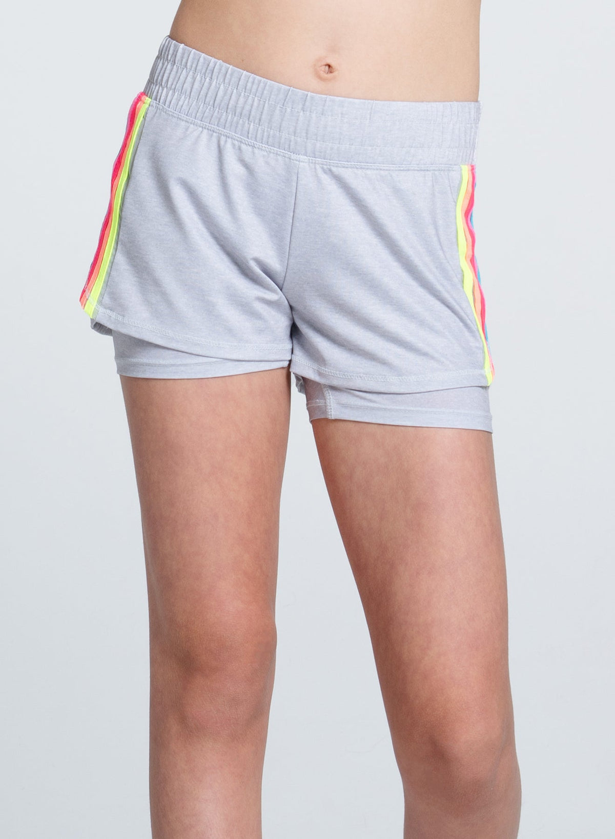 Lucky In Love Heather Prisma Stripe Short-Girls