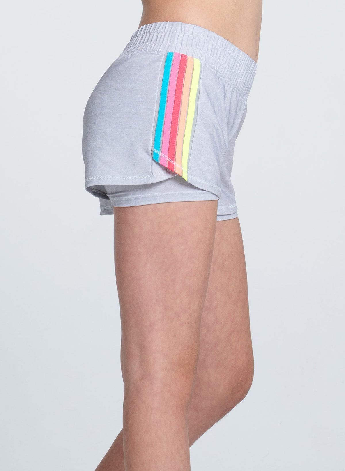 Lucky In Love Heather Prisma Stripe Short-Girls